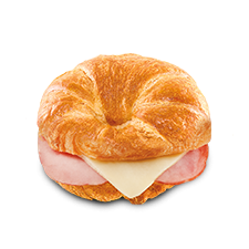 კრუასანი ლორით და ყველით Croissant with ham and cheese